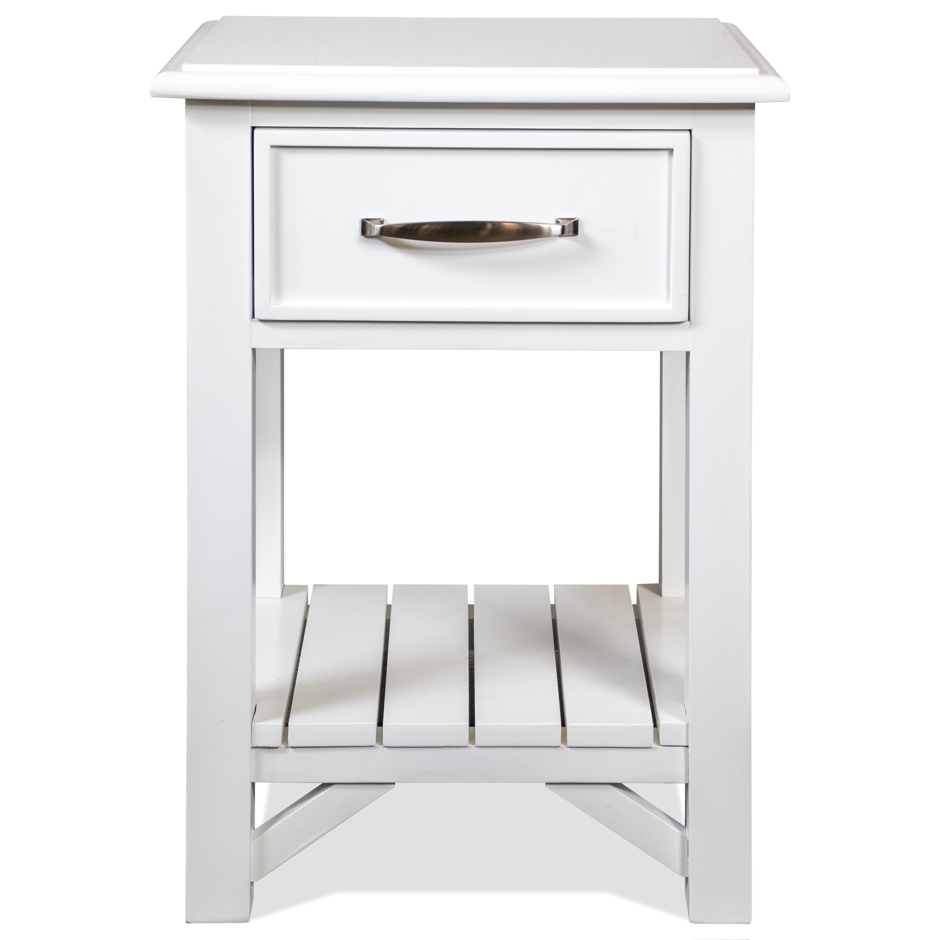 Riverside Furniture Talford Cotton Casual 1Drawer Nightstand A1